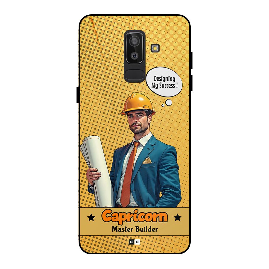 Successful Capricorn Metal Back Case for Galaxy J8