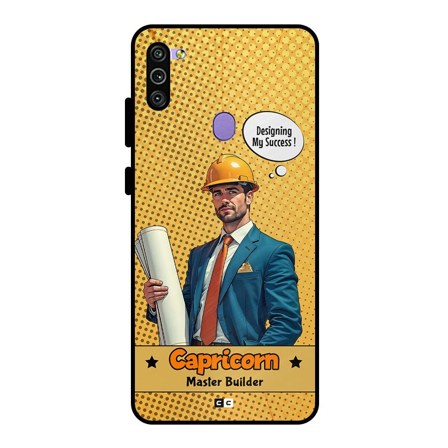 Successful Capricorn Metal Back Case for Galaxy M11