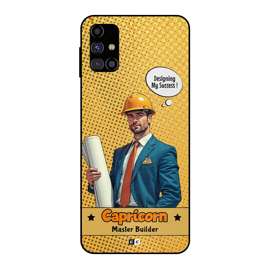 Successful Capricorn Metal Back Case for Galaxy M31s