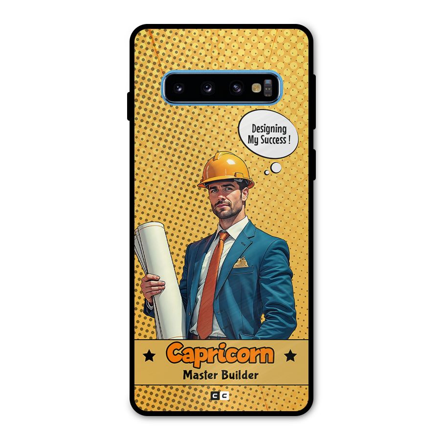 Successful Capricorn Metal Back Case for Galaxy S10