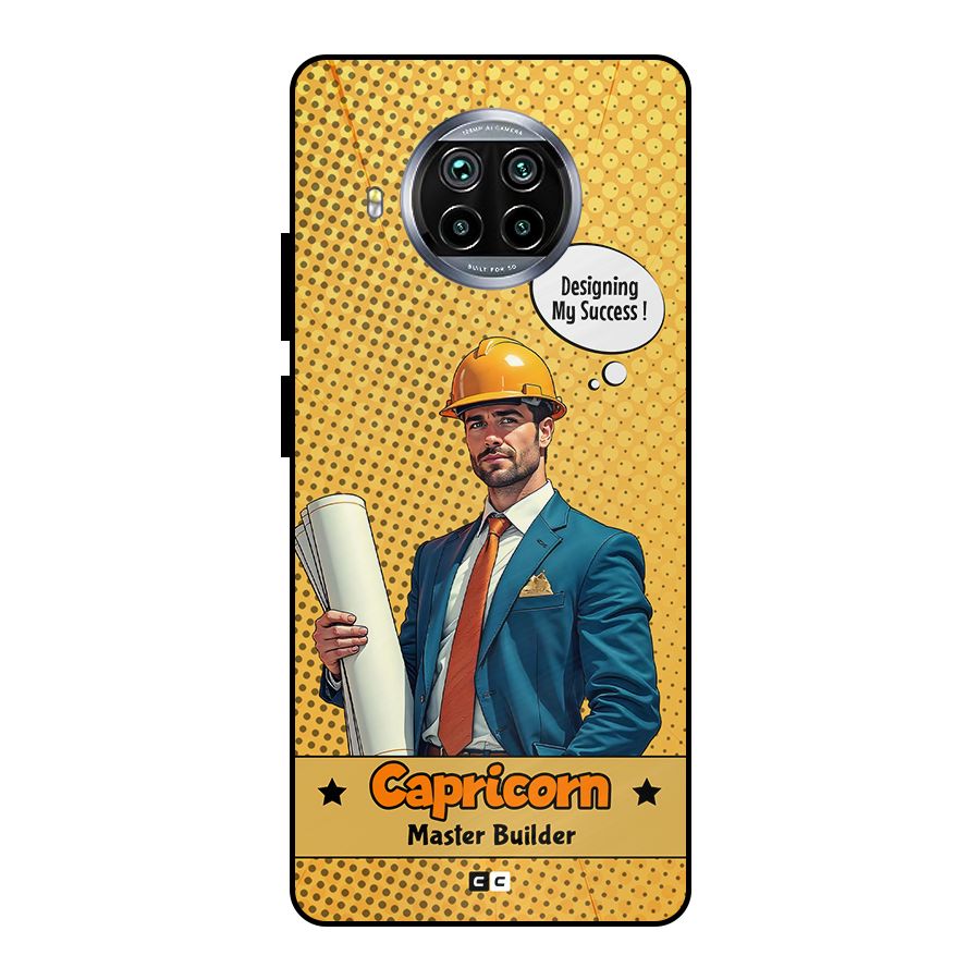 Successful Capricorn Metal Back Case for Mi 10i