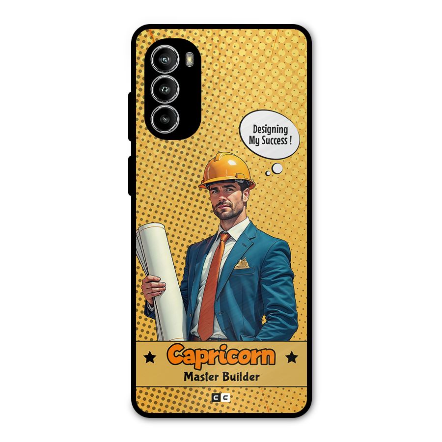 Successful Capricorn Metal Back Case for Moto G52