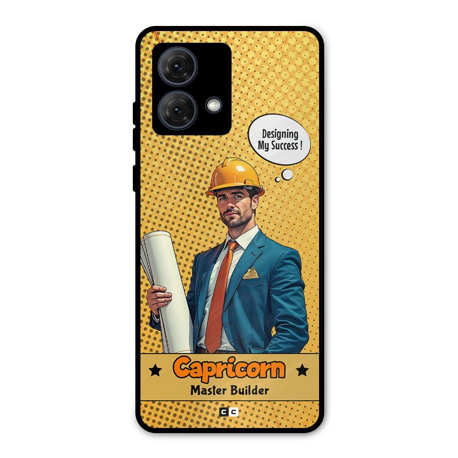 Successful Capricorn Metal Back Case for Moto G84