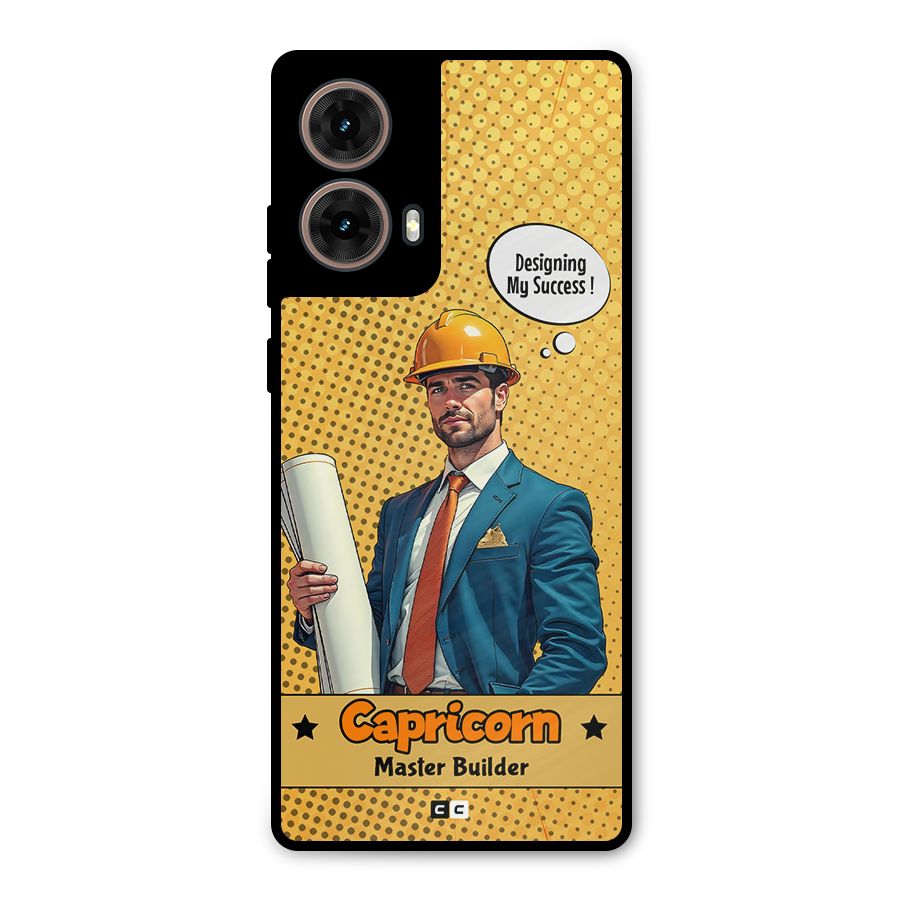 Successful Capricorn Metal Back Case for Moto G85