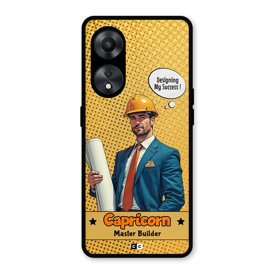 Successful Capricorn Metal Back Case for Oppo A78