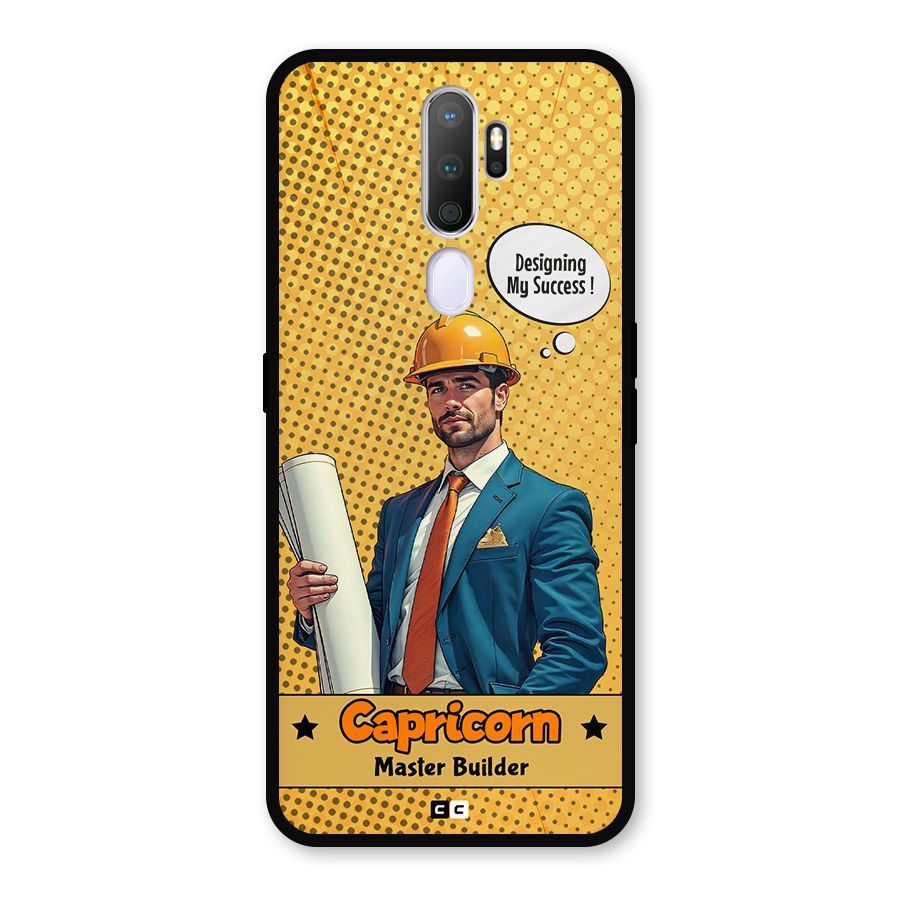Successful Capricorn Metal Back Case for Oppo A9 (2020)