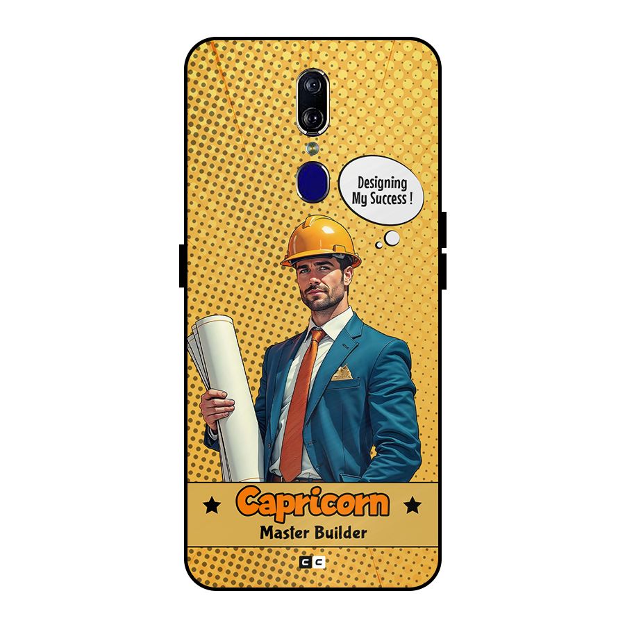 Successful Capricorn Metal Back Case for Oppo F11