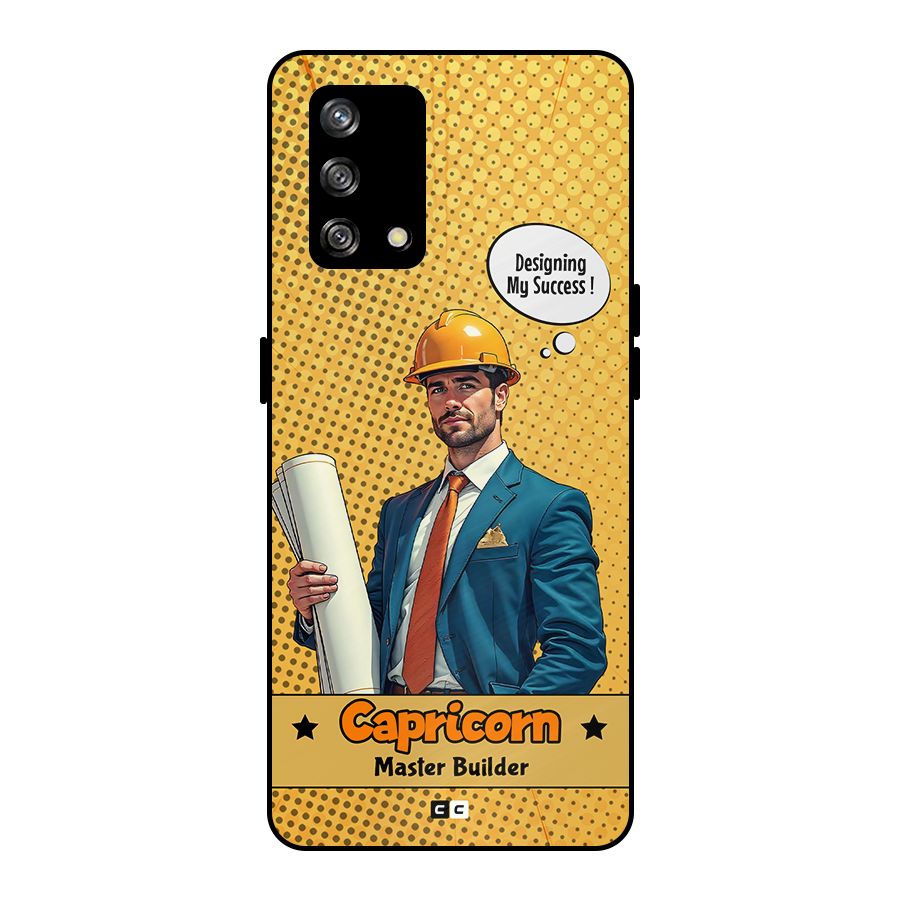 Successful Capricorn Metal Back Case for Oppo F19