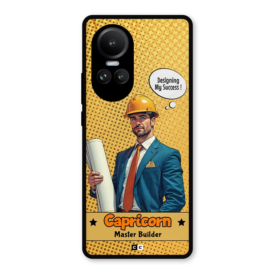 Successful Capricorn Metal Back Case for Oppo Reno10 Pro