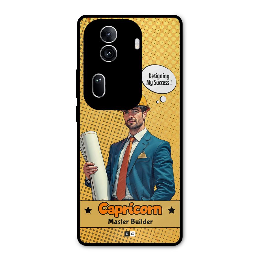 Successful Capricorn Metal Back Case for Oppo Reno11 Pro 5G