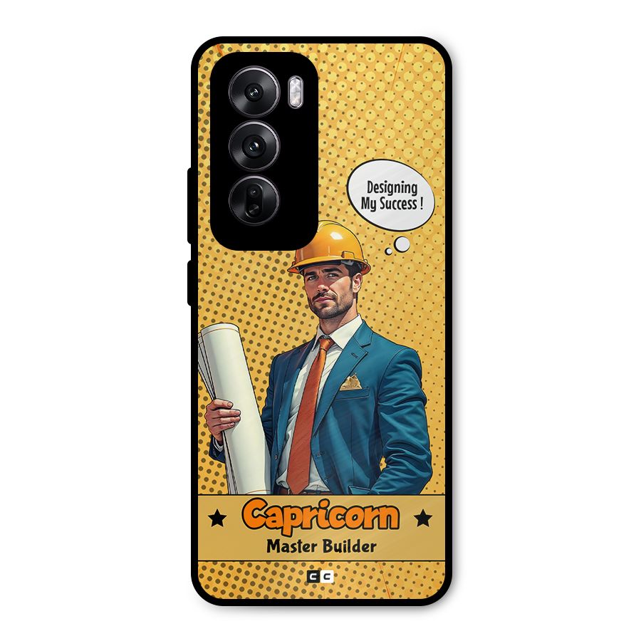 Successful Capricorn Metal Back Case for Oppo Reno12