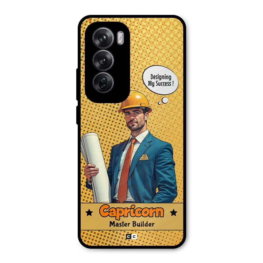 Successful Capricorn Metal Back Case for Oppo Reno12 Pro