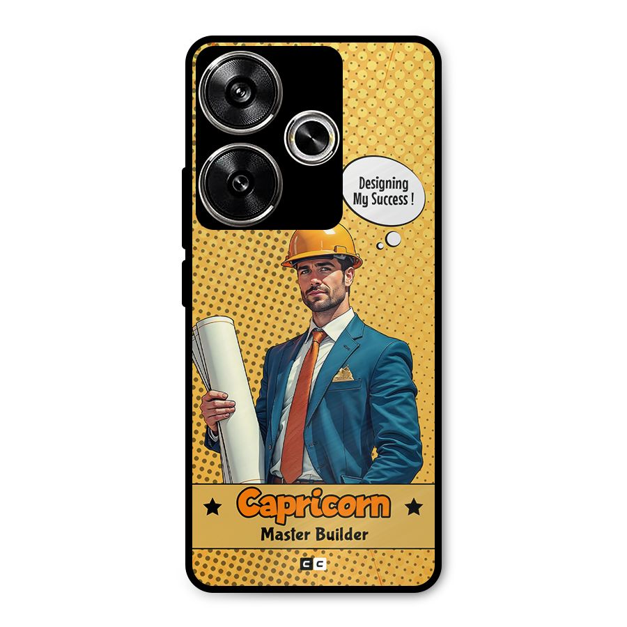 Successful Capricorn Metal Back Case for Poco F6
