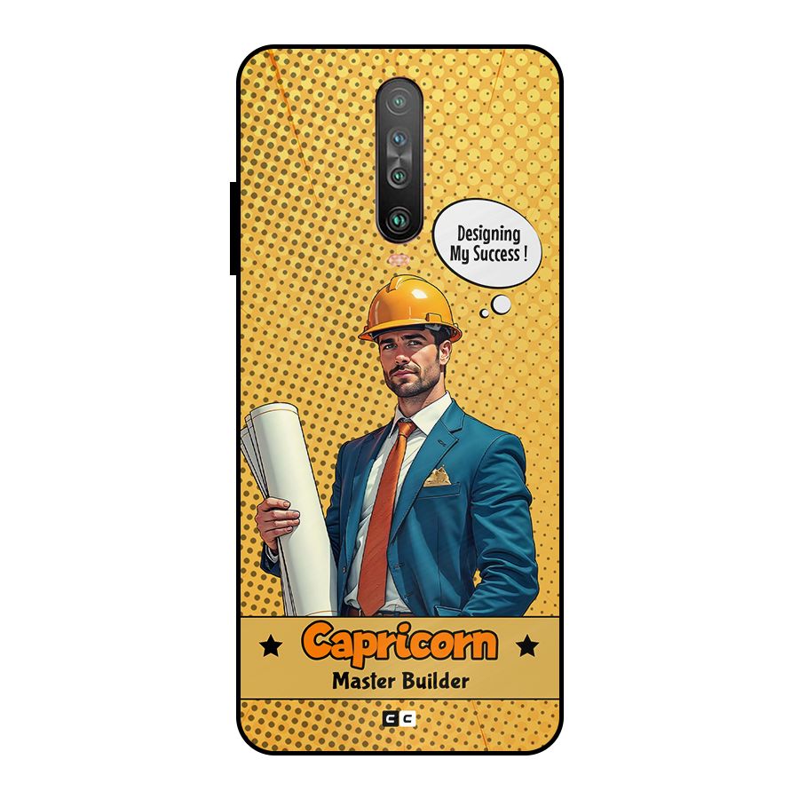Successful Capricorn Metal Back Case for Poco X2