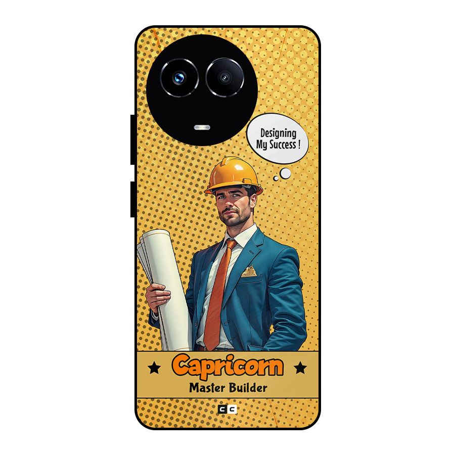 Successful Capricorn Metal Back Case for Realme 11X