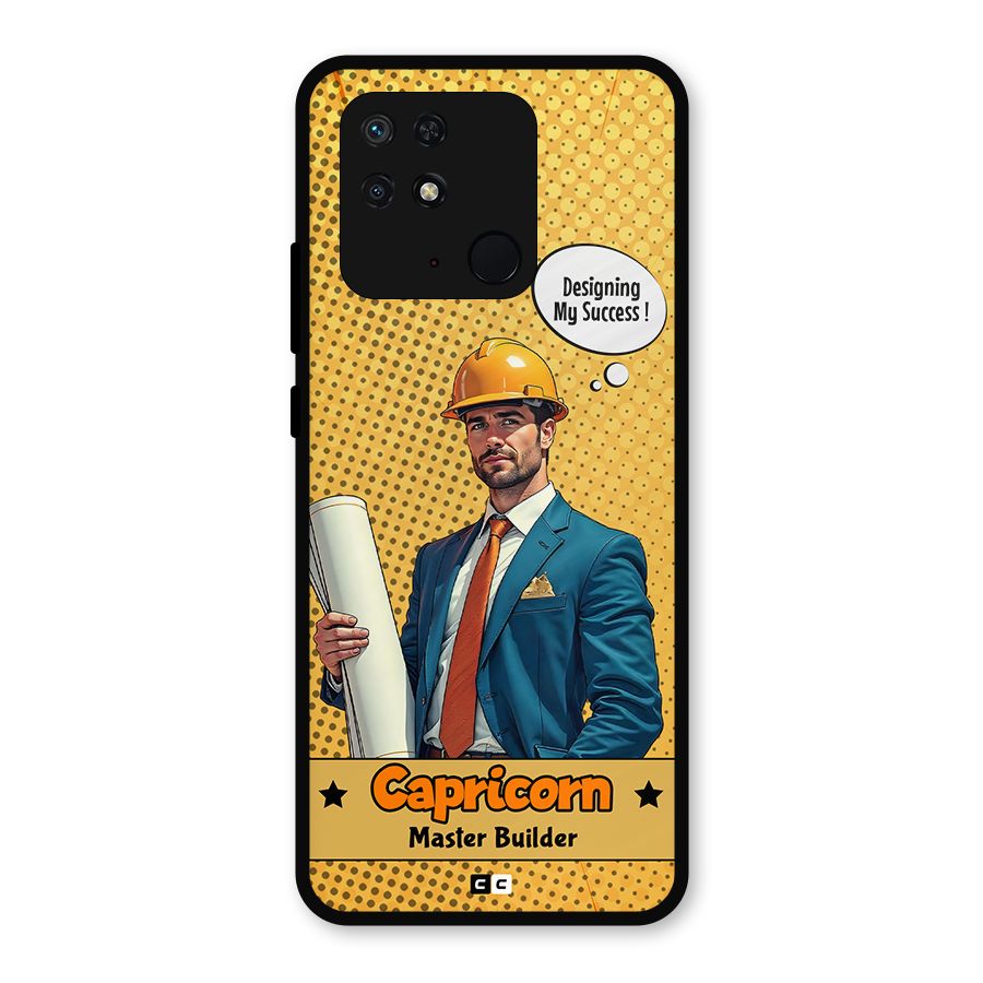 Successful Capricorn Metal Back Case for Redmi 10