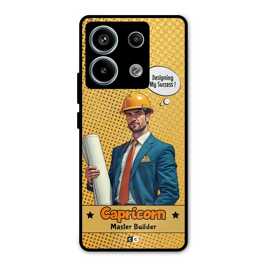 Successful Capricorn Metal Back Case for Redmi Note 13 Pro 5G