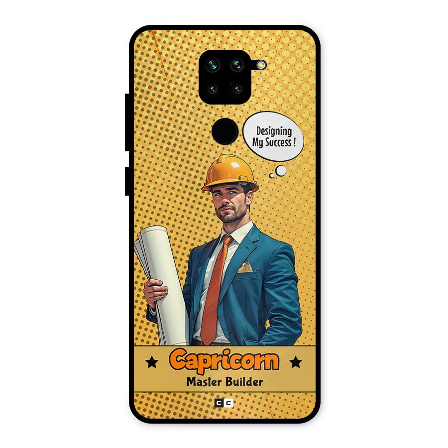 Successful Capricorn Metal Back Case for Redmi Note 9