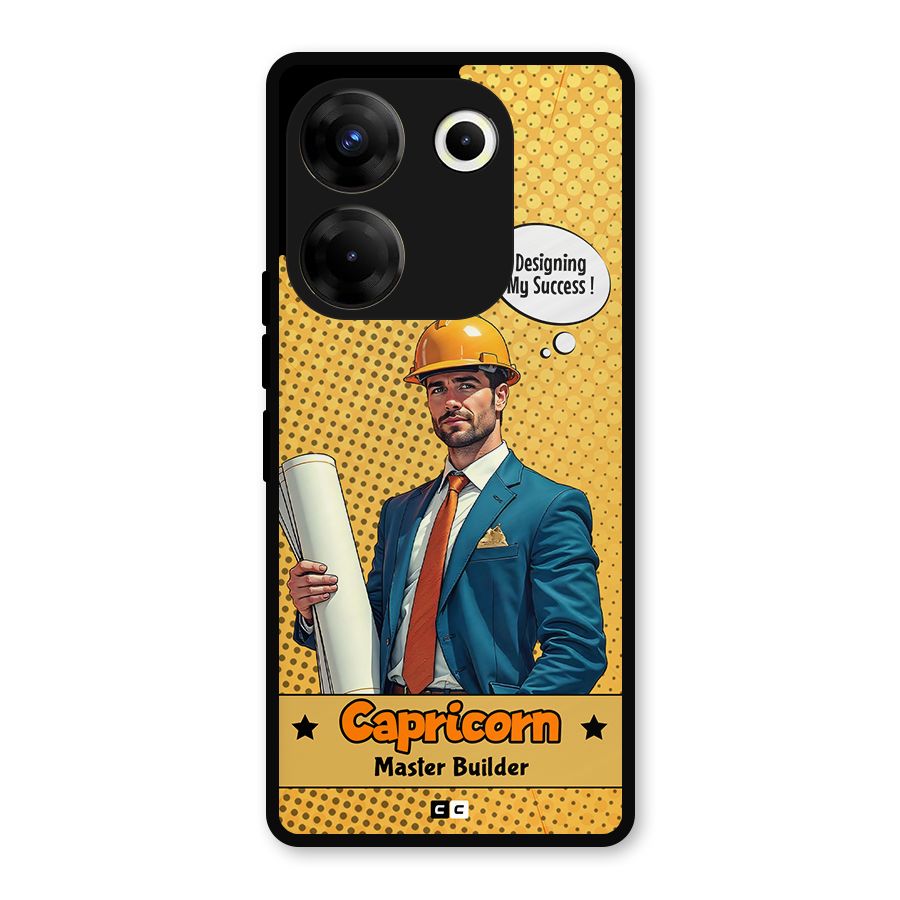 Successful Capricorn Metal Back Case for Tecno Camon 20