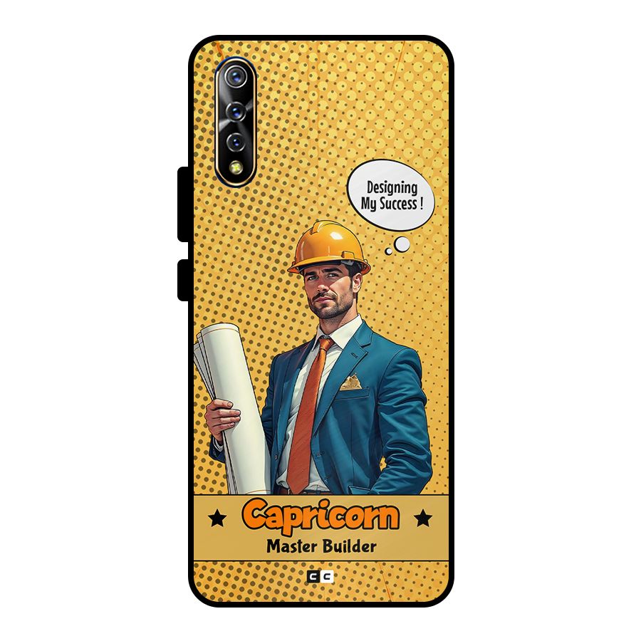 Successful Capricorn Metal Back Case for Vivo S1