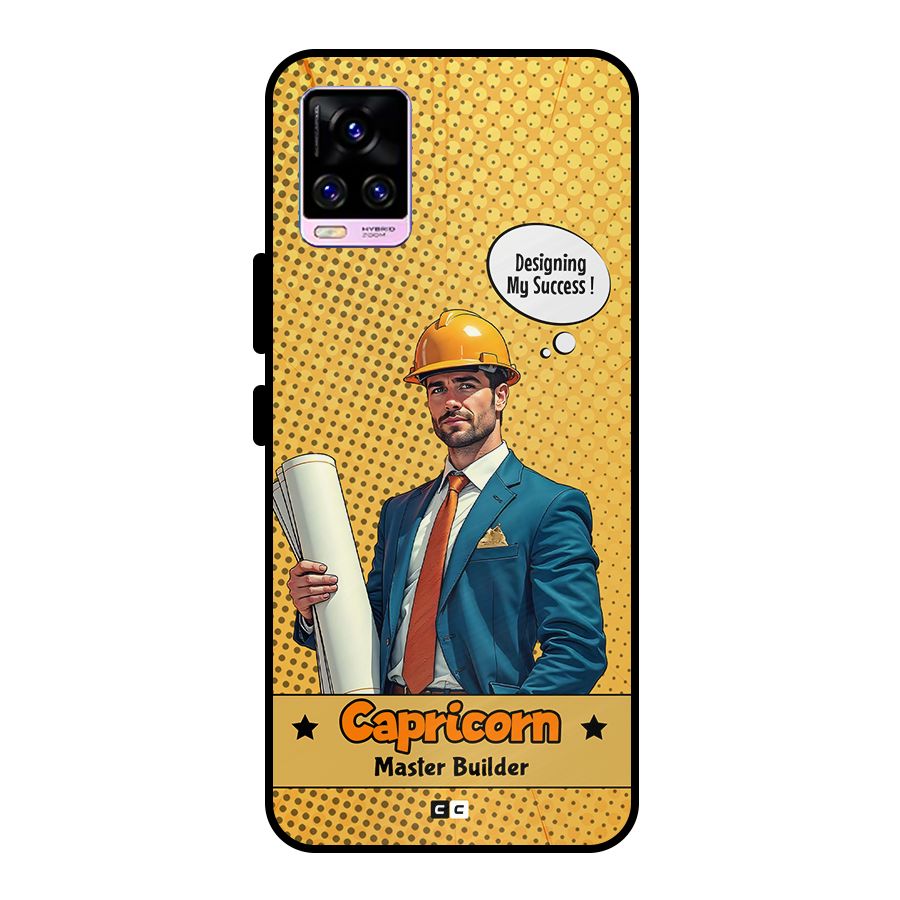 Successful Capricorn Metal Back Case for Vivo V20 Pro