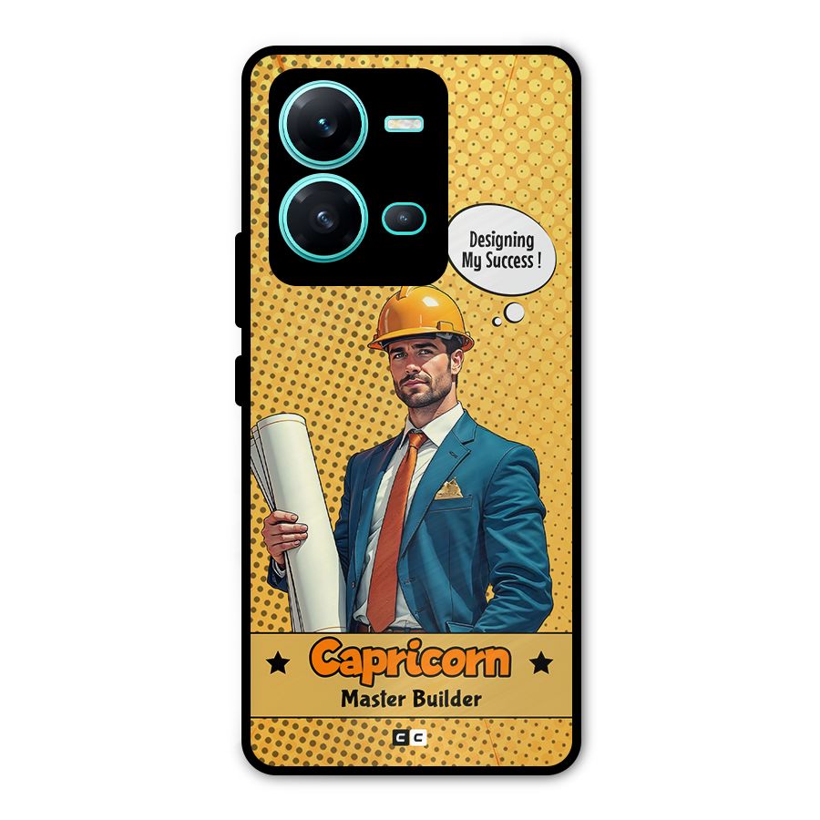 Successful Capricorn Metal Back Case for Vivo V25