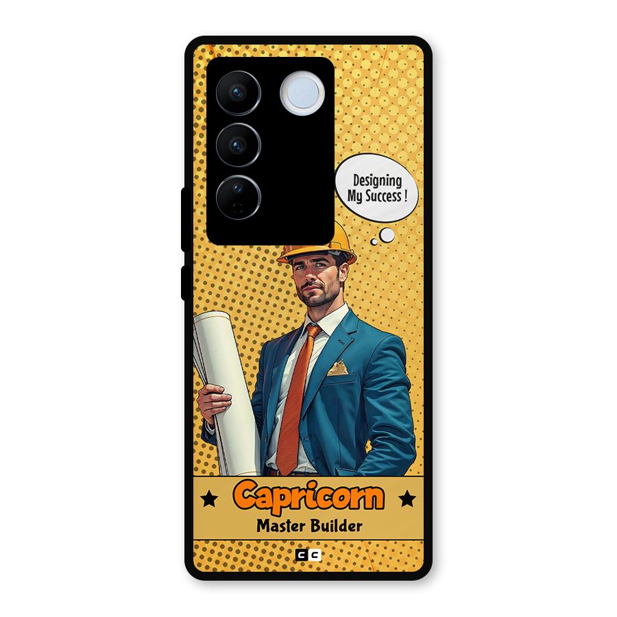 Successful Capricorn Metal Back Case for Vivo V27