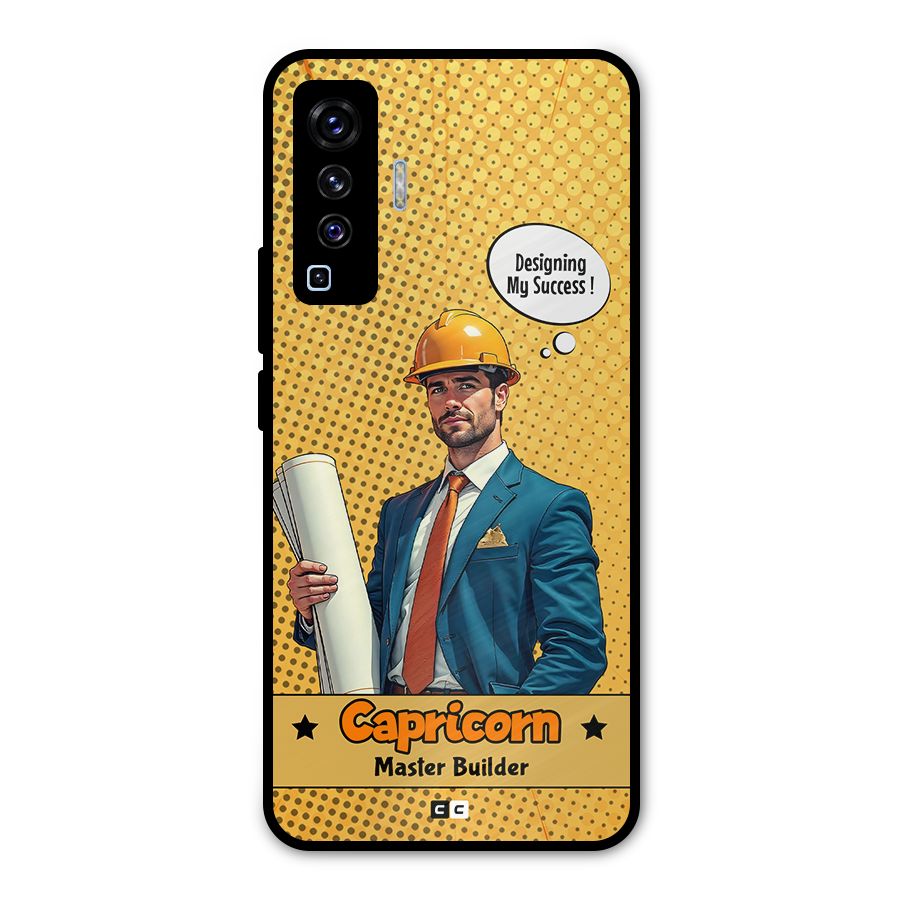 Successful Capricorn Metal Back Case for Vivo X50