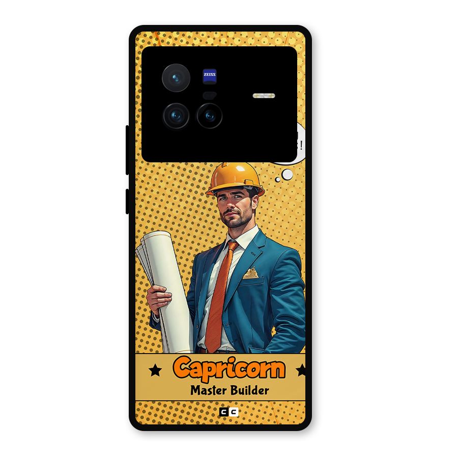 Successful Capricorn Metal Back Case for Vivo X80