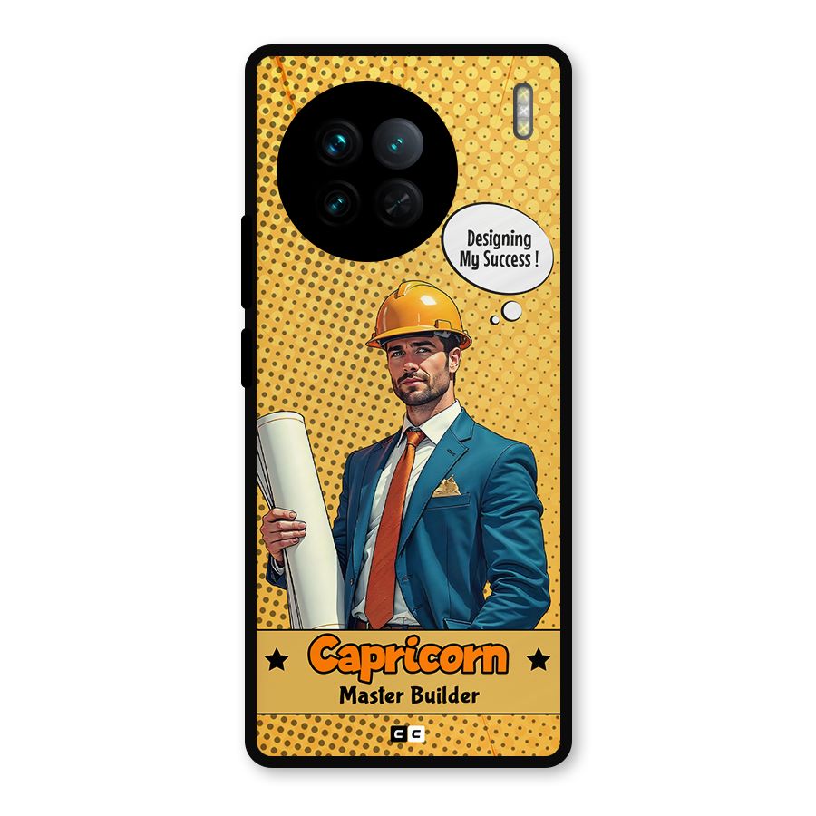 Successful Capricorn Metal Back Case for Vivo X90