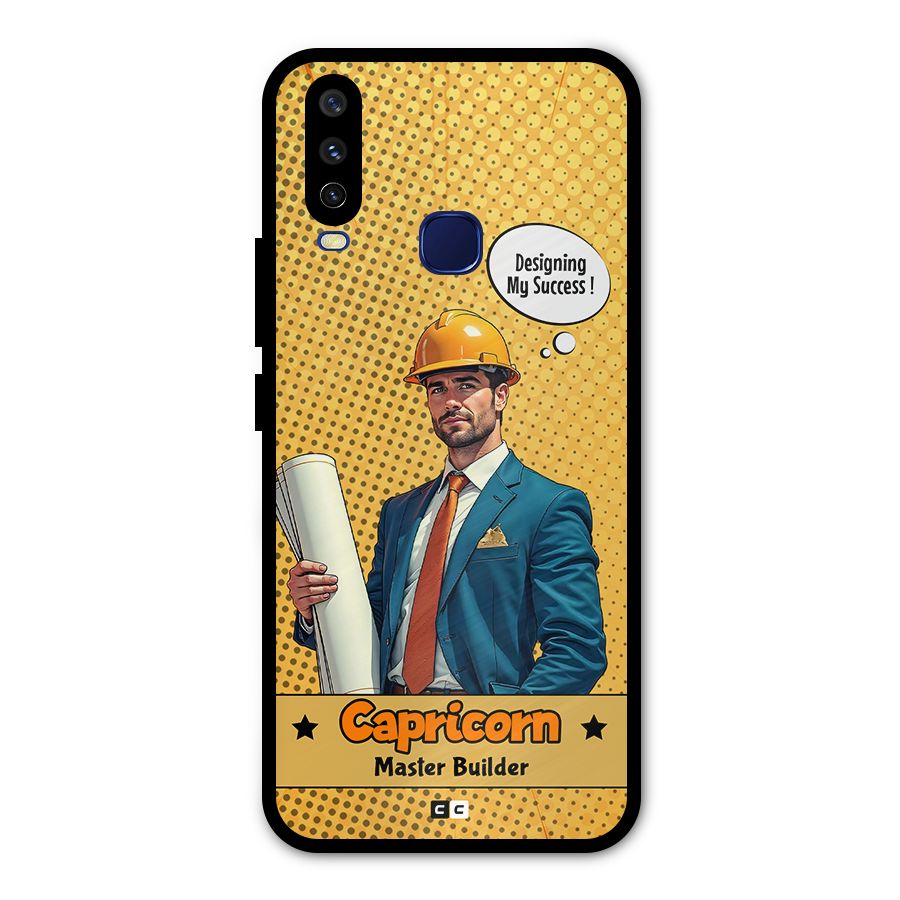 Successful Capricorn Metal Back Case for Vivo Y15