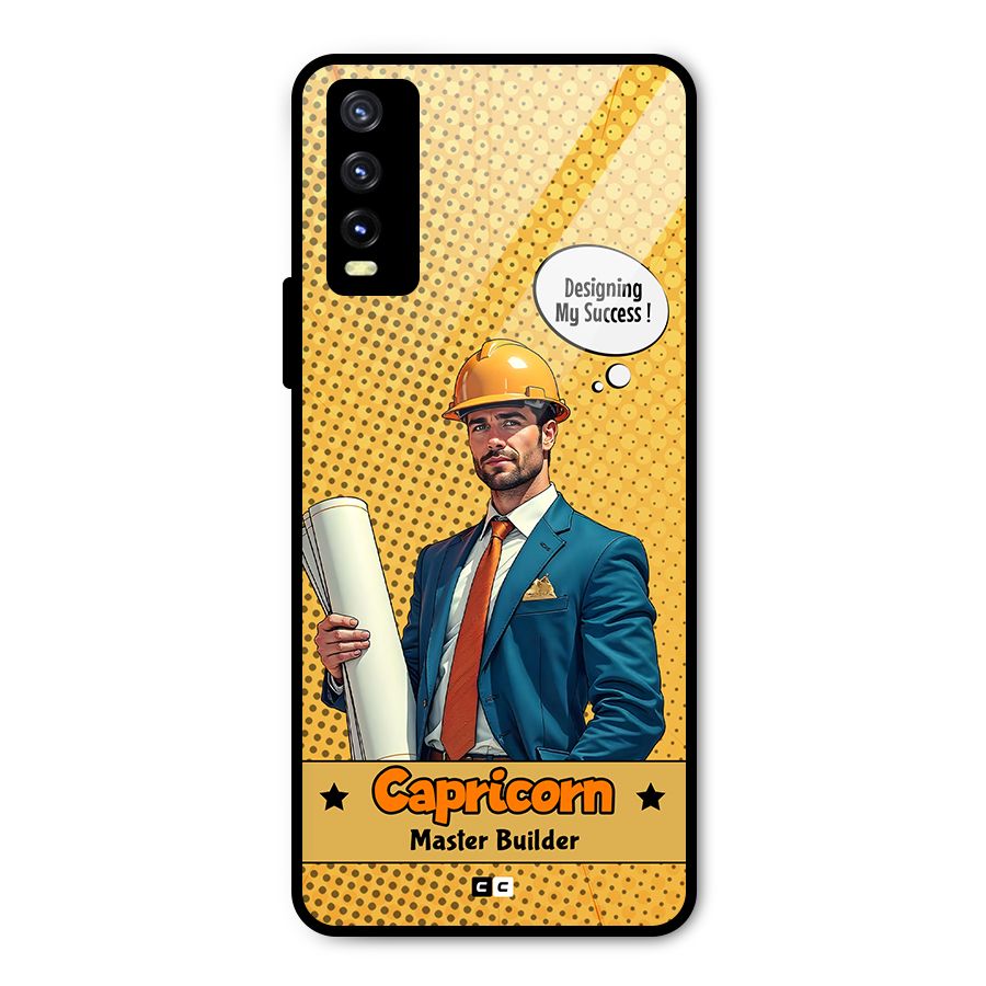 Successful Capricorn Metal Back Case for Vivo Y20