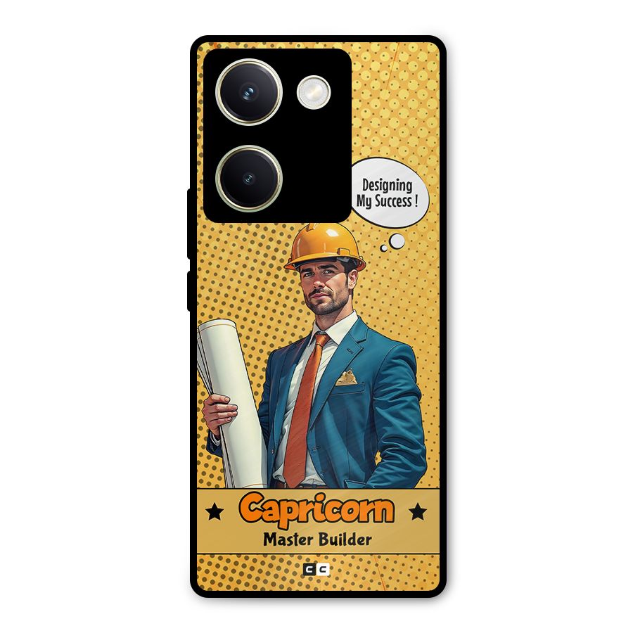 Successful Capricorn Metal Back Case for Vivo Y200 Pro