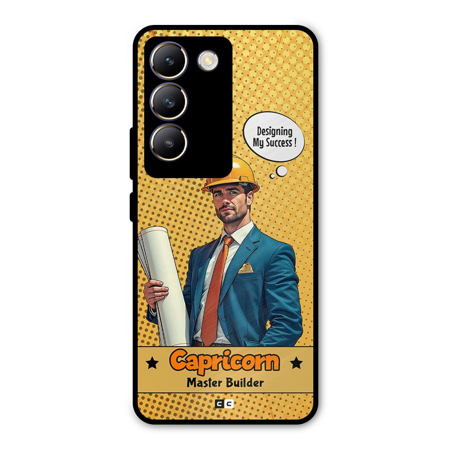 Successful Capricorn Metal Back Case for Vivo Y200e
