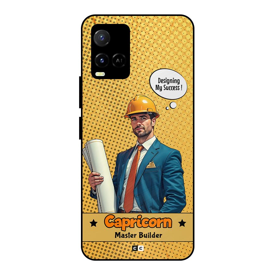 Successful Capricorn Metal Back Case for Vivo Y21