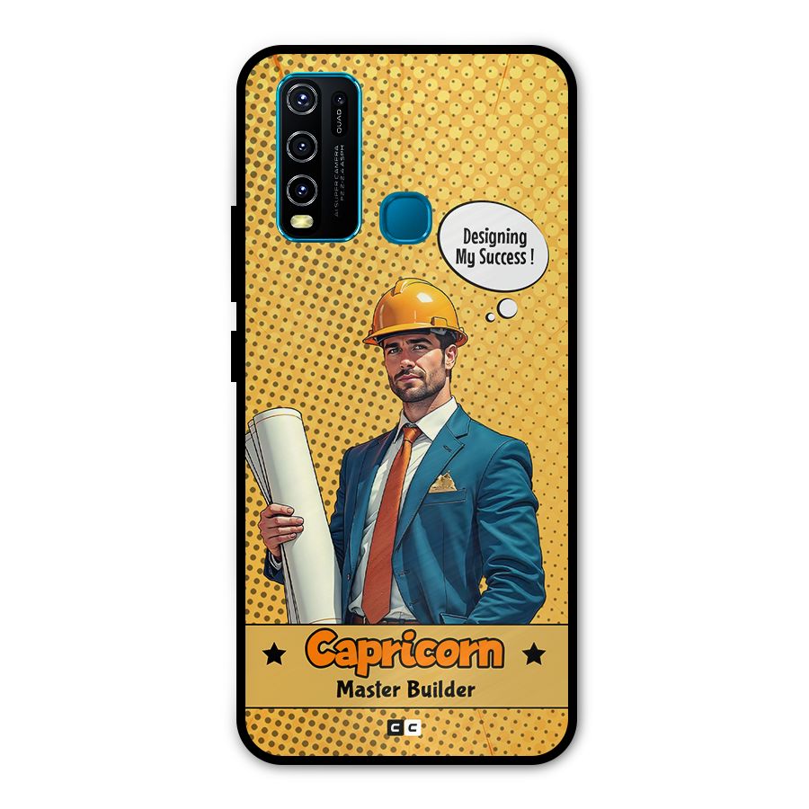 Successful Capricorn Metal Back Case for Vivo Y30