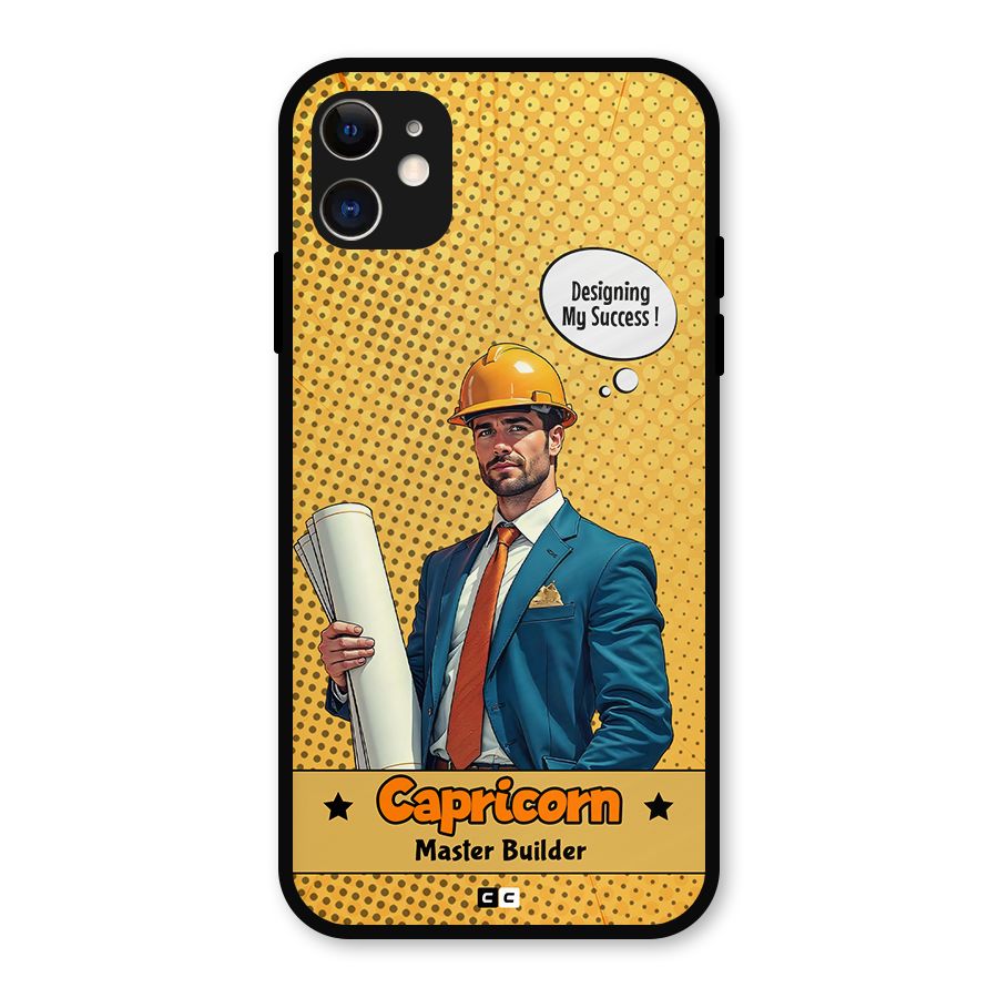 Successful Capricorn Metal Back Case for iPhone 11
