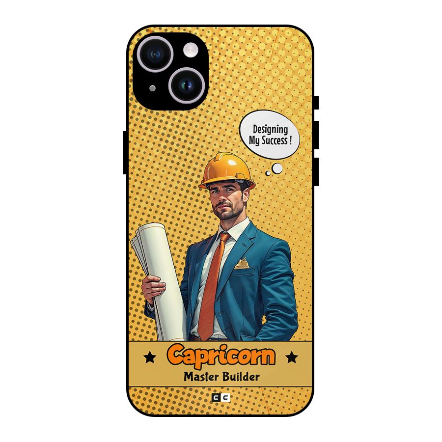 Successful Capricorn Metal Back Case for iPhone 14 Plus