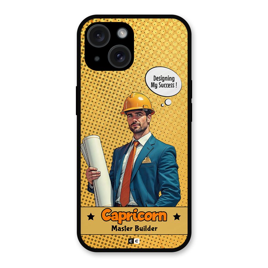 Successful Capricorn Metal Back Case for iPhone 15