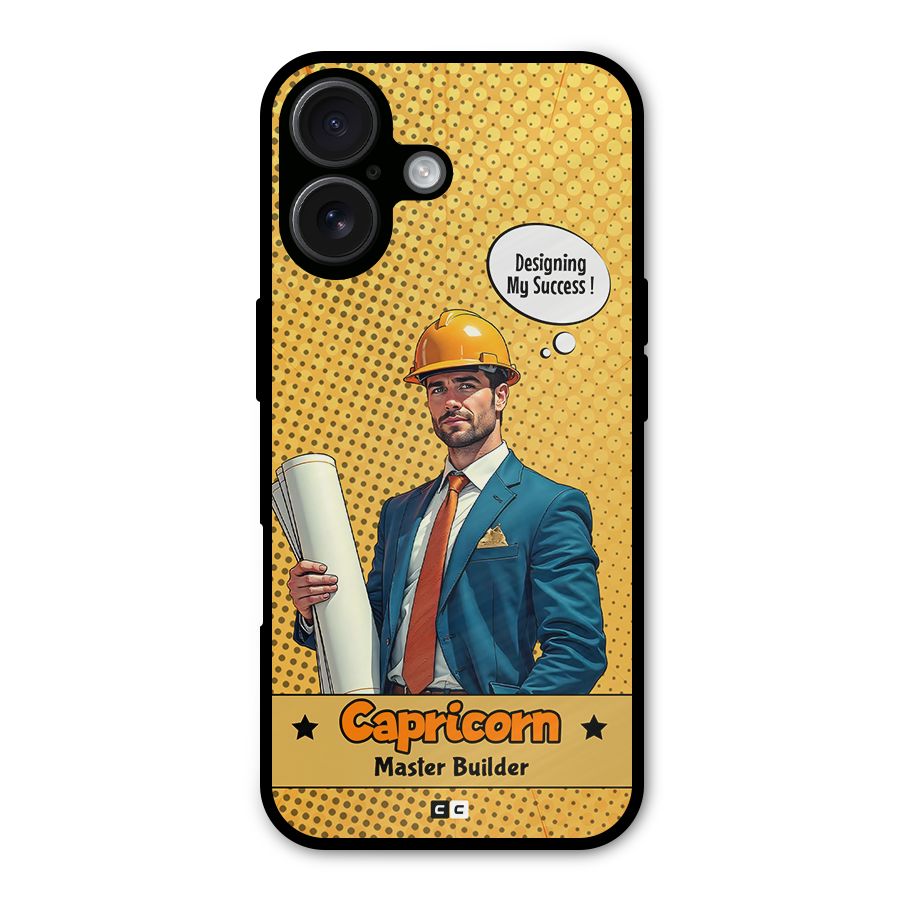 Successful Capricorn Metal Back Case for iPhone 16