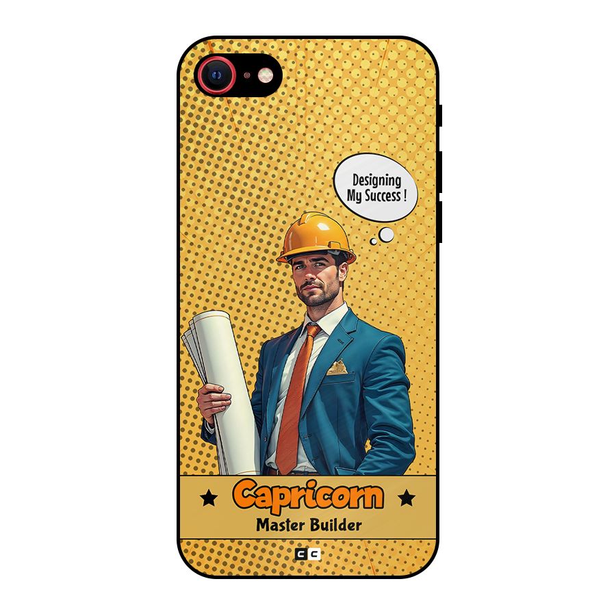 Successful Capricorn Metal Back Case for iPhone 8
