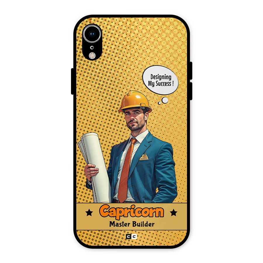 Successful Capricorn Metal Back Case for iPhone XR