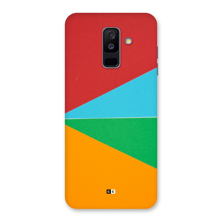 Summer Abstract Back Case for Galaxy A6 Plus