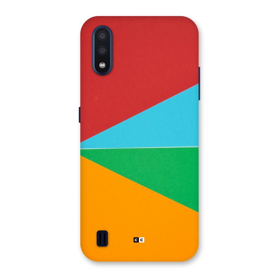Summer Abstract Back Case for Galaxy M01