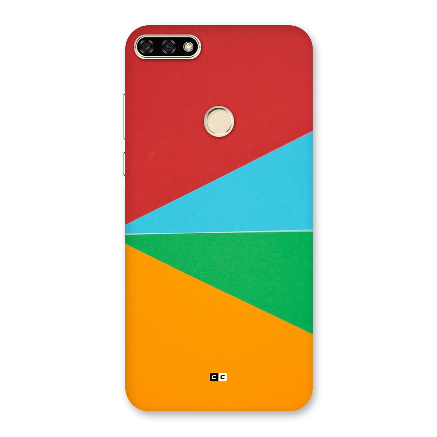 Summer Abstract Back Case for Honor 7A