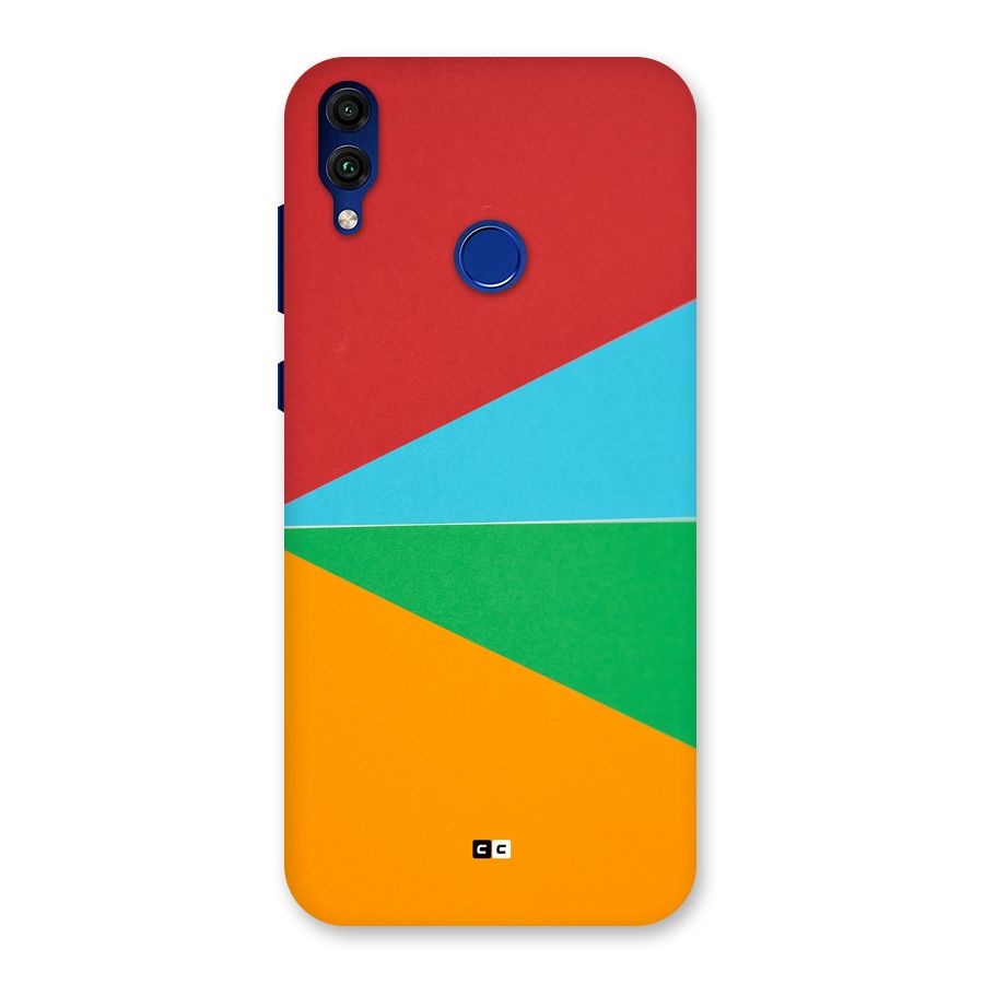 Summer Abstract Back Case for Honor 8C