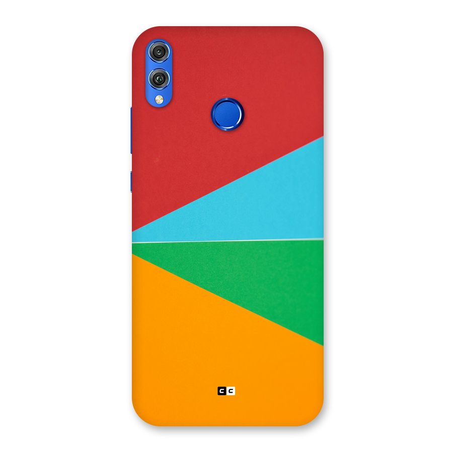 Summer Abstract Back Case for Honor 8X