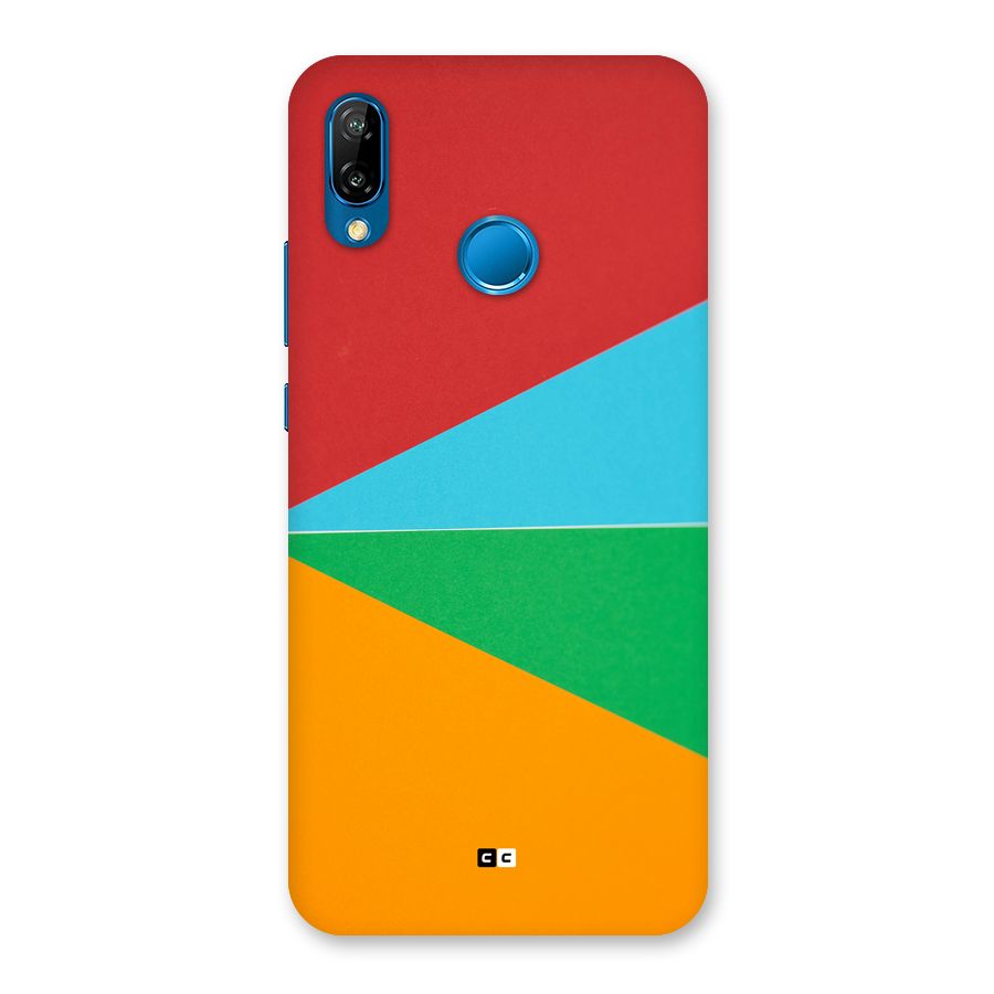 Summer Abstract Back Case for Huawei P20 Lite