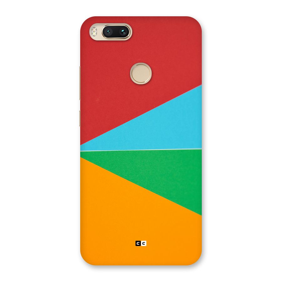 Summer Abstract Back Case for Mi A1