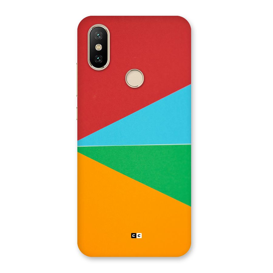 Summer Abstract Back Case for Mi A2